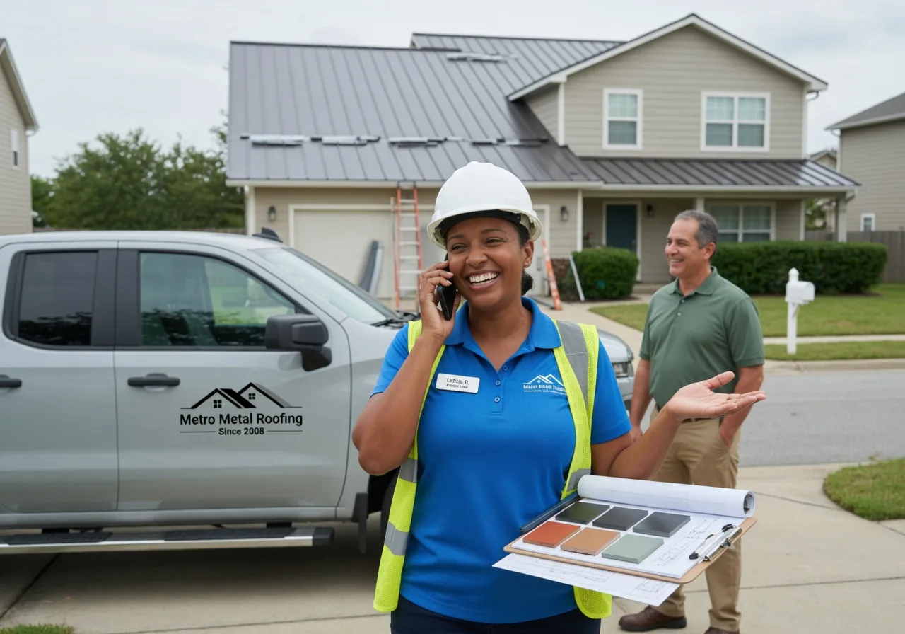 Storm Damage Metal Roof Repair in Milford, IN